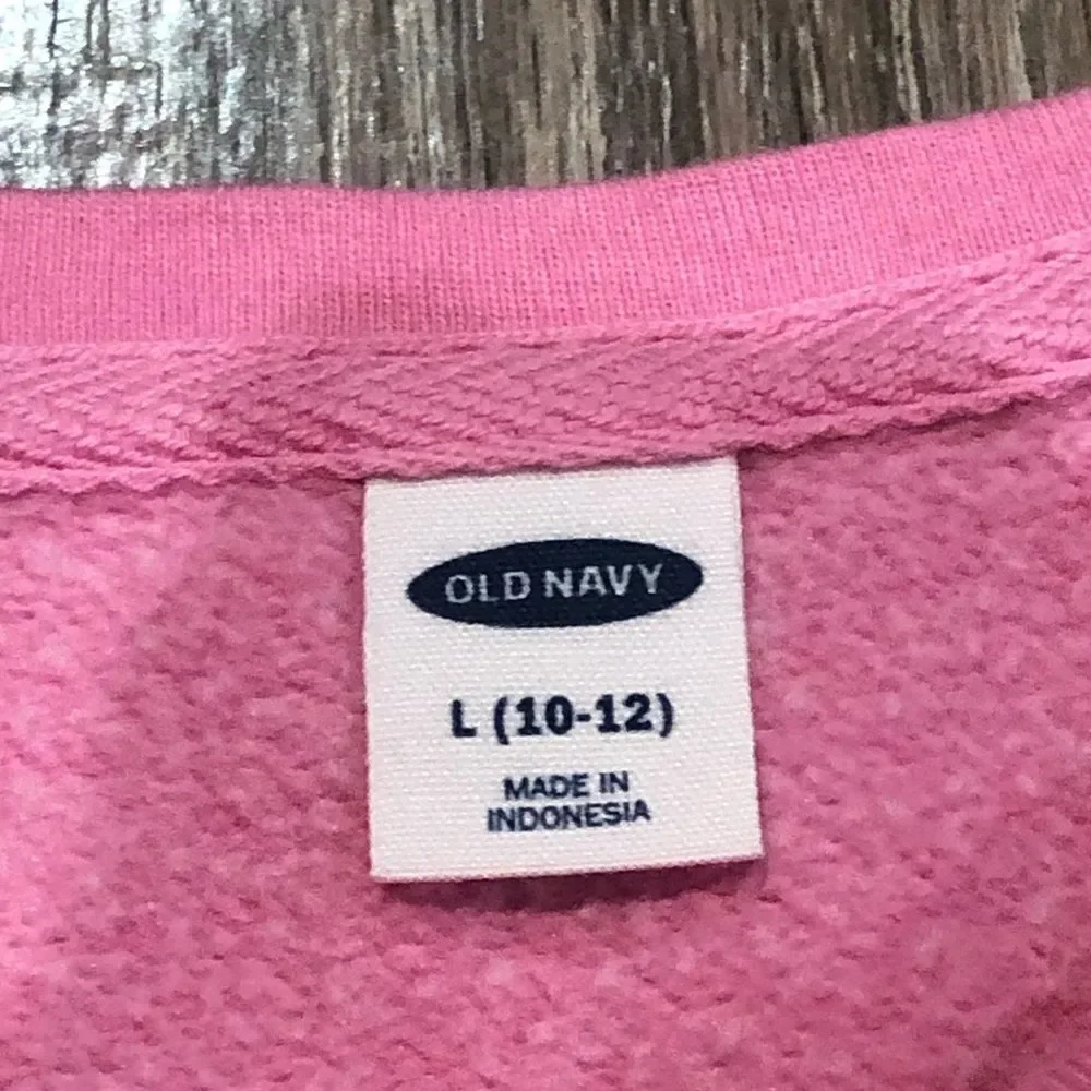 Old Navy Oversized Cropped Sweatshirt Size 10-12